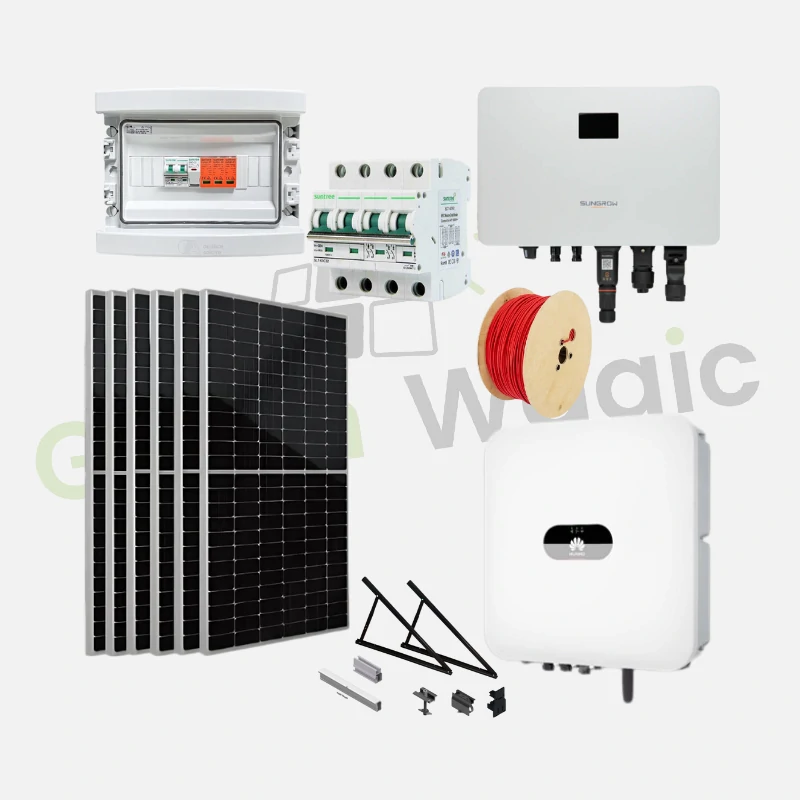 kit solaire on grid TRIPAHSE SUNGROW ou HUAWEI